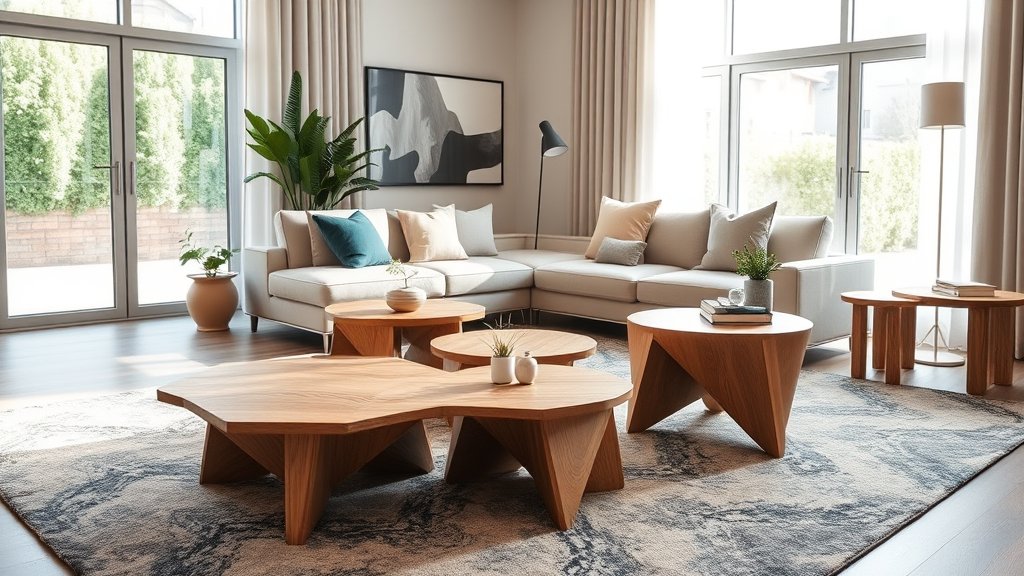 Mix van stijlen en materialen voor een unieke woonkamer